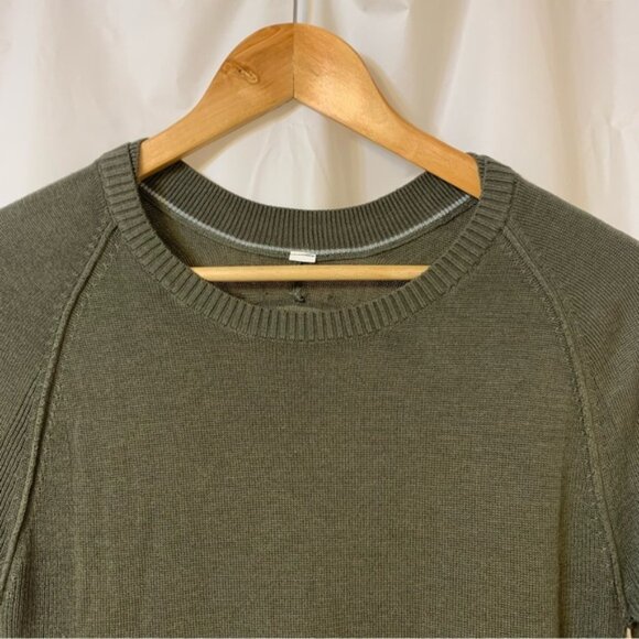 Lululemon Sunshine Coast Long Sleeve Fatigue Green Size 4/6 - Picture 2 of 9